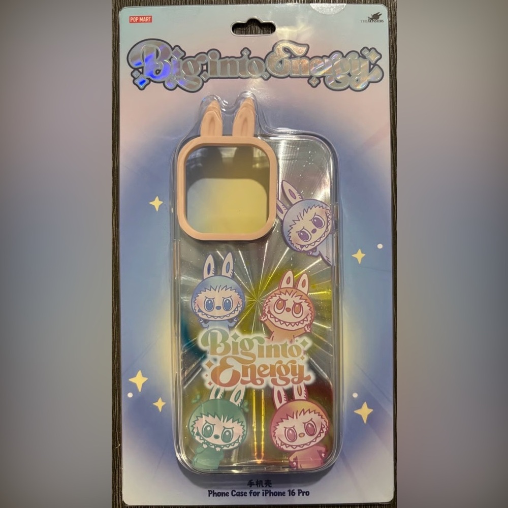 Pop Mart The Monsters Labubu Big Into Energy Series iPhone 16 Pro Max Phone Case
